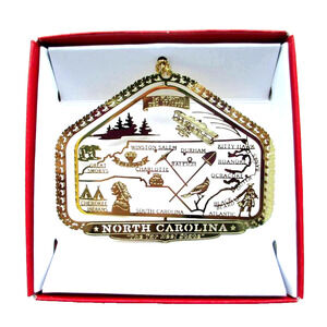 North Carolina Ornament Brass, Popular Cities Tar Heel State Landmarks